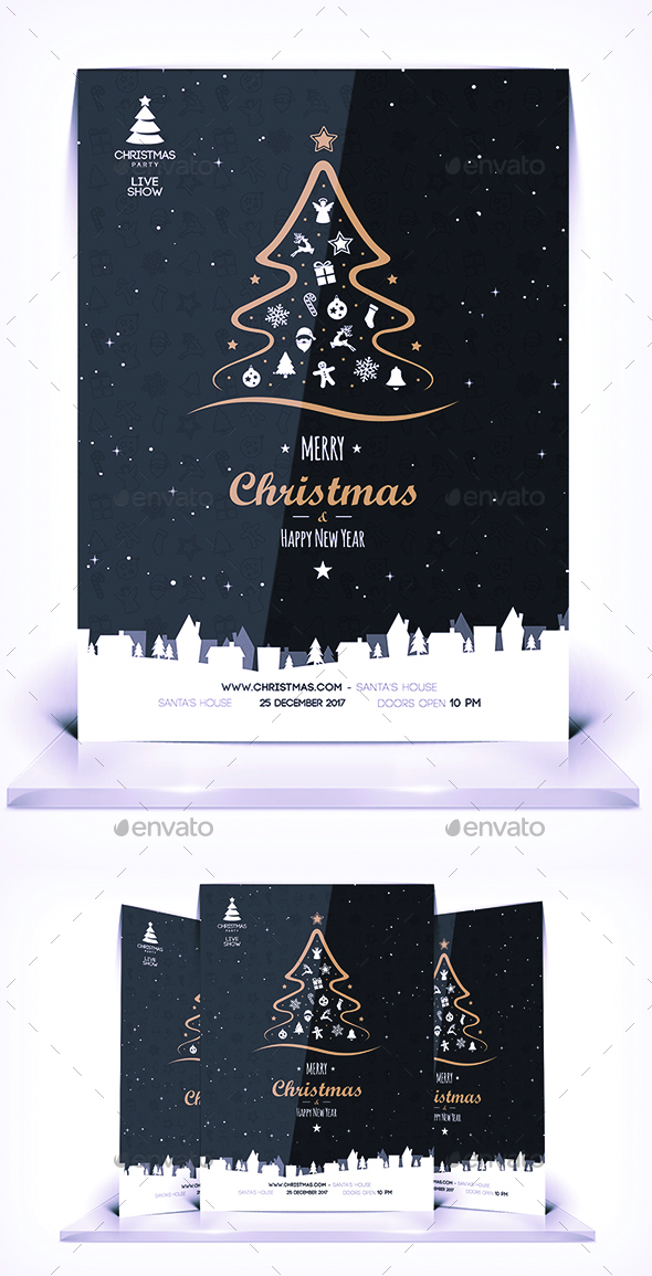 GraphicRiver Christmas Flyer 20955531 GraphicRiver Christmas Flyer 20955531