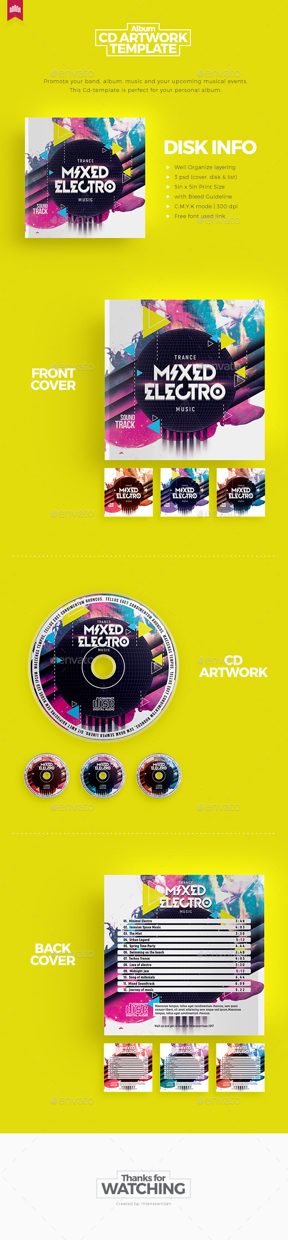 GraphicRiver Mixed Electro Cd Artwork 20955666 GraphicRiver Mixed Electro Cd Artwork 20955666