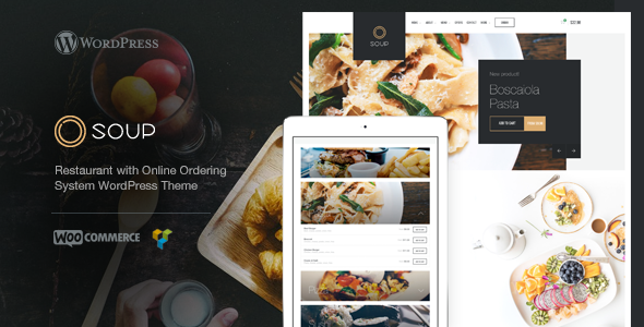 Soup - Restaurant with Online Ordering System WP Theme - Restaurants & Cafes Entertainment