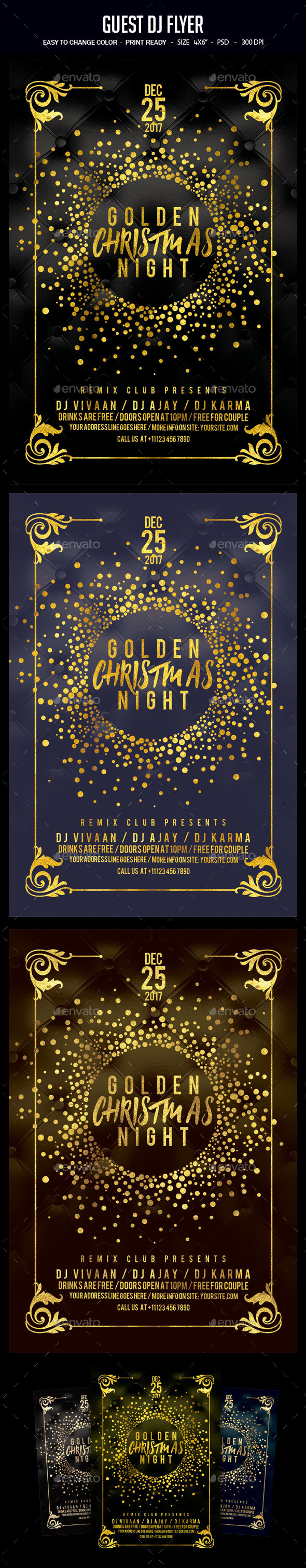 GraphicRiver Christmas Party Flyer 20955708 GraphicRiver Christmas Party Flyer 20955708