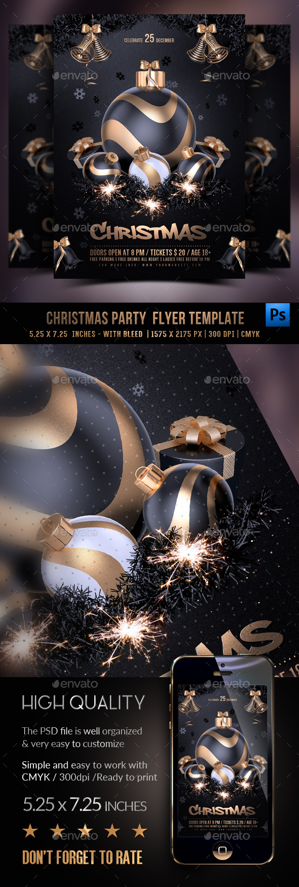 GraphicRiver Christmas Party Flyer 20956028 GraphicRiver Christmas Party Flyer 20956028