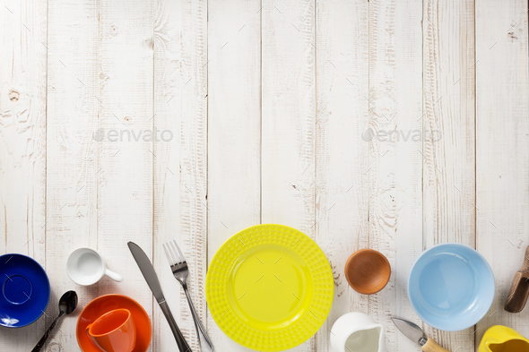 Premium Photo | Crockery set HD 8K wallpaper Stock Photographic Image