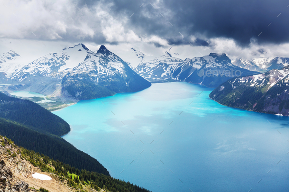 Garibaldi lake - Stock Photo - Images
