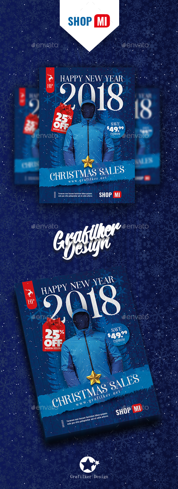 GraphicRiver Christmas Sale Flyer Templates 20956956 GraphicRiver Christmas Sale Flyer Templates 20956956