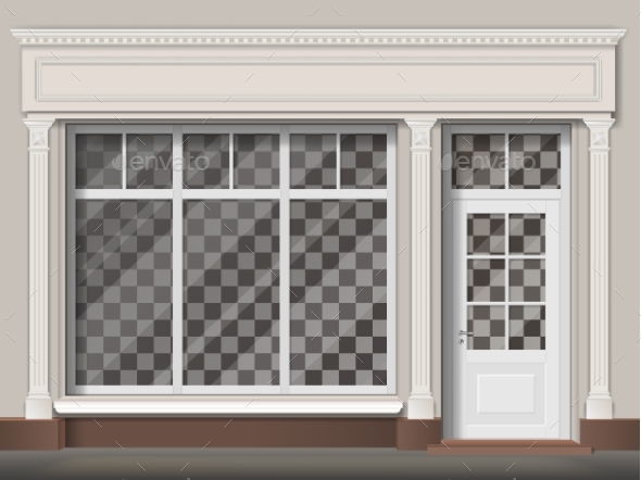 Traditional Shop Facade - Buildings Objects