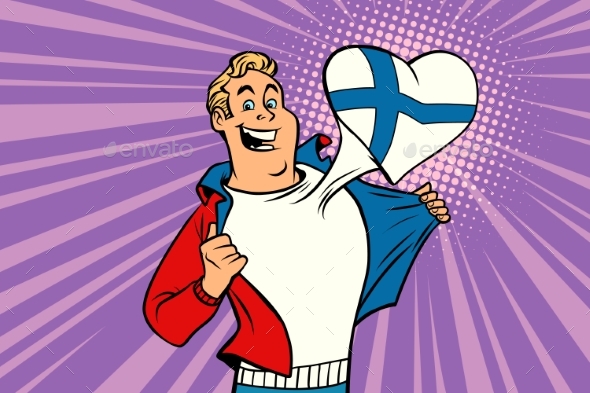 GraphicRiver Sports Fan Loves Finland 20958066 GraphicRiver Sports Fan Loves Finland 20958066