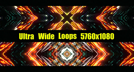 Ultra Wide VJ Loops