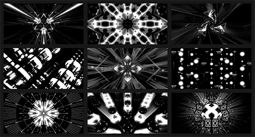 Black And White VJ Loops