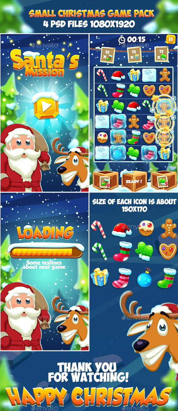 GraphicRiver Christmas 2018 Small Game Pack 20958633 GraphicRiver Christmas 2018 Small Game Pack 20958633