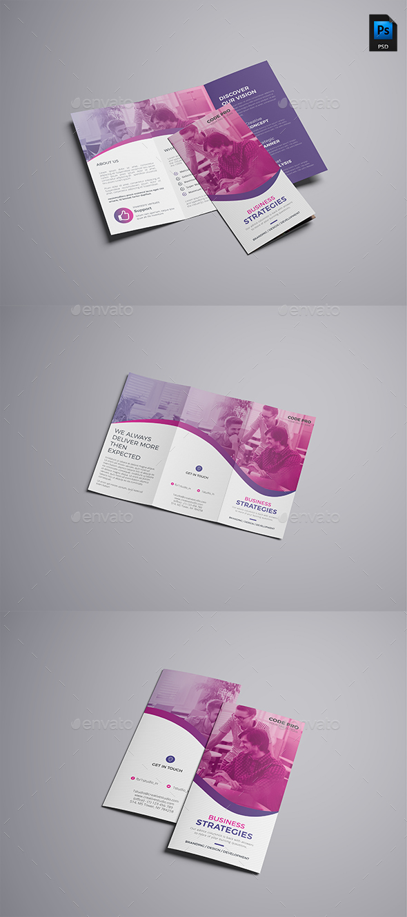 GraphicRiver Trifold Brochure 20958830 GraphicRiver Trifold Brochure 20958830