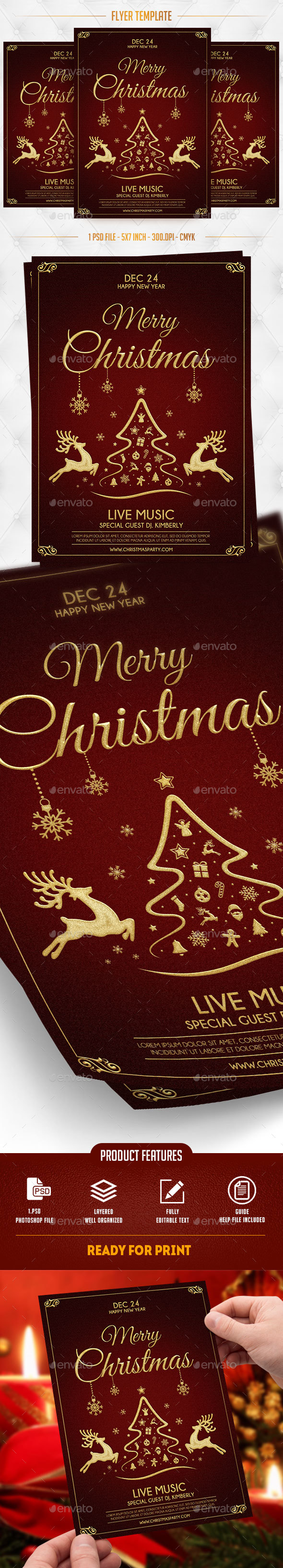 GraphicRiver Merry Christmas Flyer Template 20960273 GraphicRiver Merry Christmas Flyer Template 20960273
