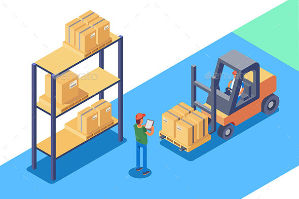 GraphicRiver Warehouse for Storage and Distribution of Cargo 20960300 GraphicRiver Warehouse for Storage and Distribution of Cargo 20960300