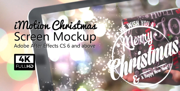 VideoHive iMotion Christmas Screen Mockup 20960598 VideoHive iMotion Christmas Screen Mockup 20960598