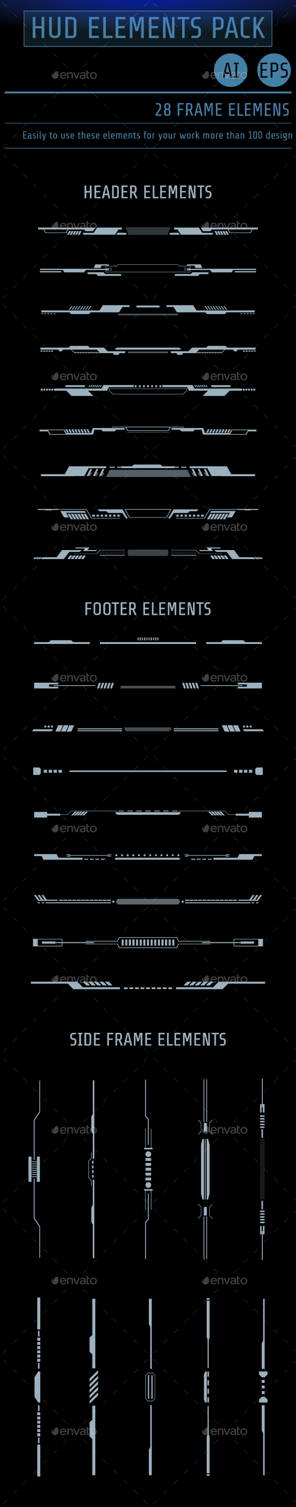 GraphicRiver HUD Futuristic User Screen Interface Element Set 20960822 GraphicRiver HUD Futuristic User Screen Interface Element Set 20960822
