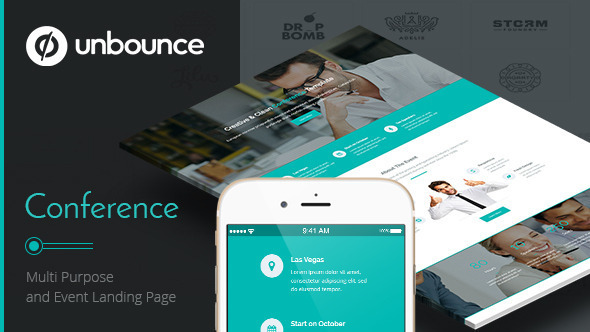 Conference - Unbounce - ThemeForest 11730164