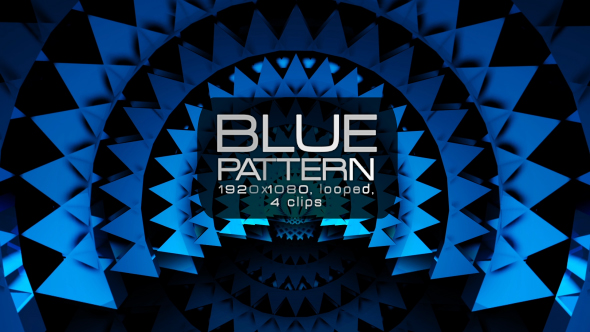Blue Pattern VJ Pack