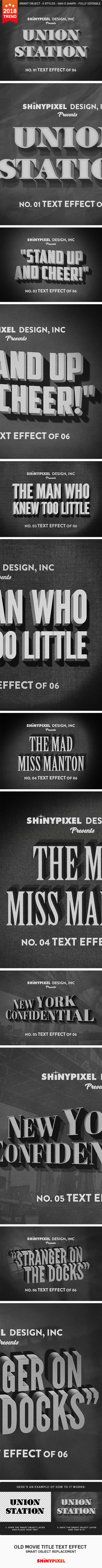 Old Movie Title - Text Effect - Text Effects Actions