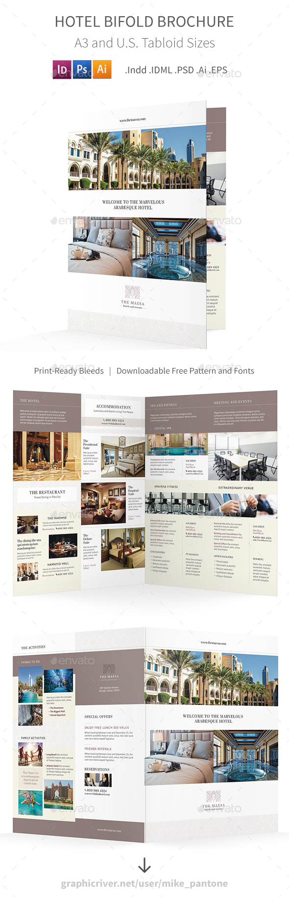 GraphicRiver Hotel Bifold Halffold Brochure 7 20961922 GraphicRiver Hotel Bifold Halffold Brochure 7 20961922