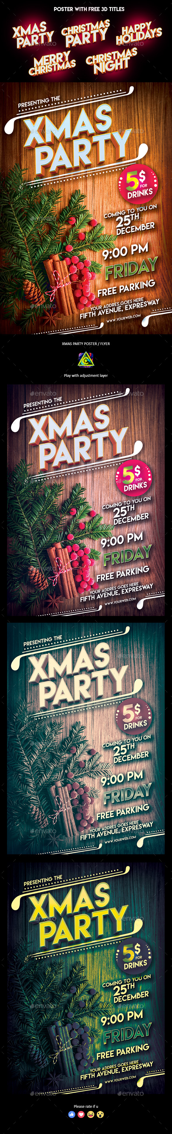 GraphicRiver Christmas Party Poster Flyer 20962032 GraphicRiver Christmas Party Poster Flyer 20962032