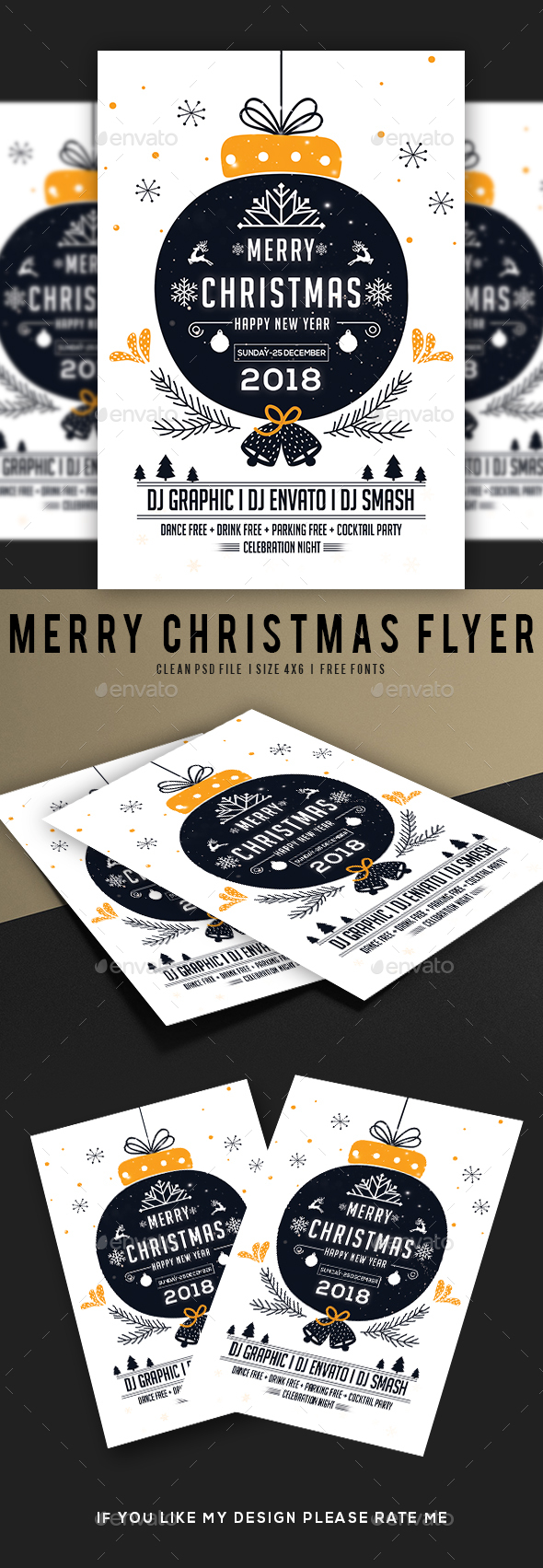 GraphicRiver Merry Christmas Flyer Template 20962289 GraphicRiver Merry Christmas Flyer Template 20962289