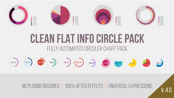 Clean Flat Info Circle Pack