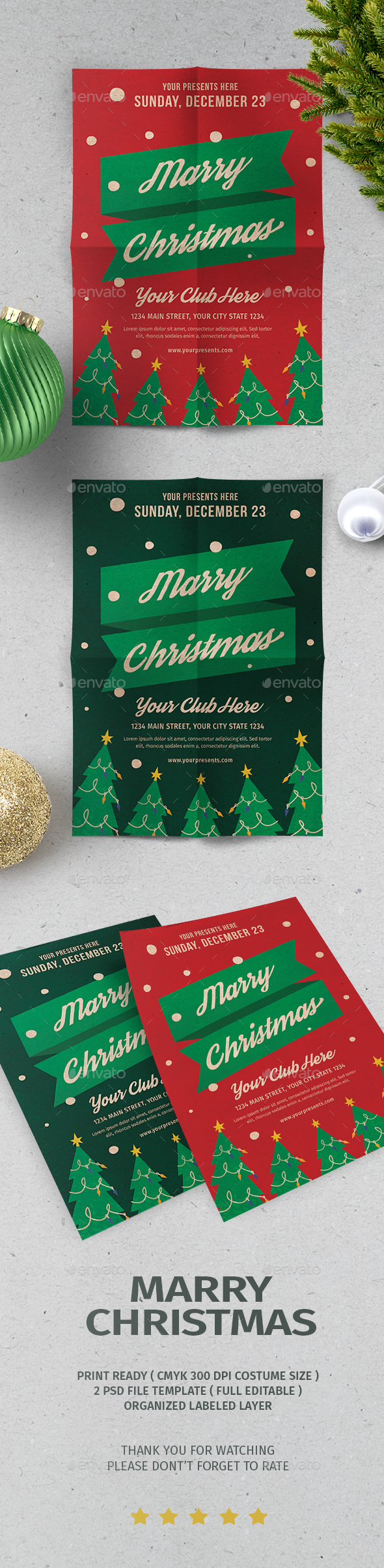 GraphicRiver Christmas Flyer Vol.5 20962487 GraphicRiver Christmas Flyer Vol.5 20962487