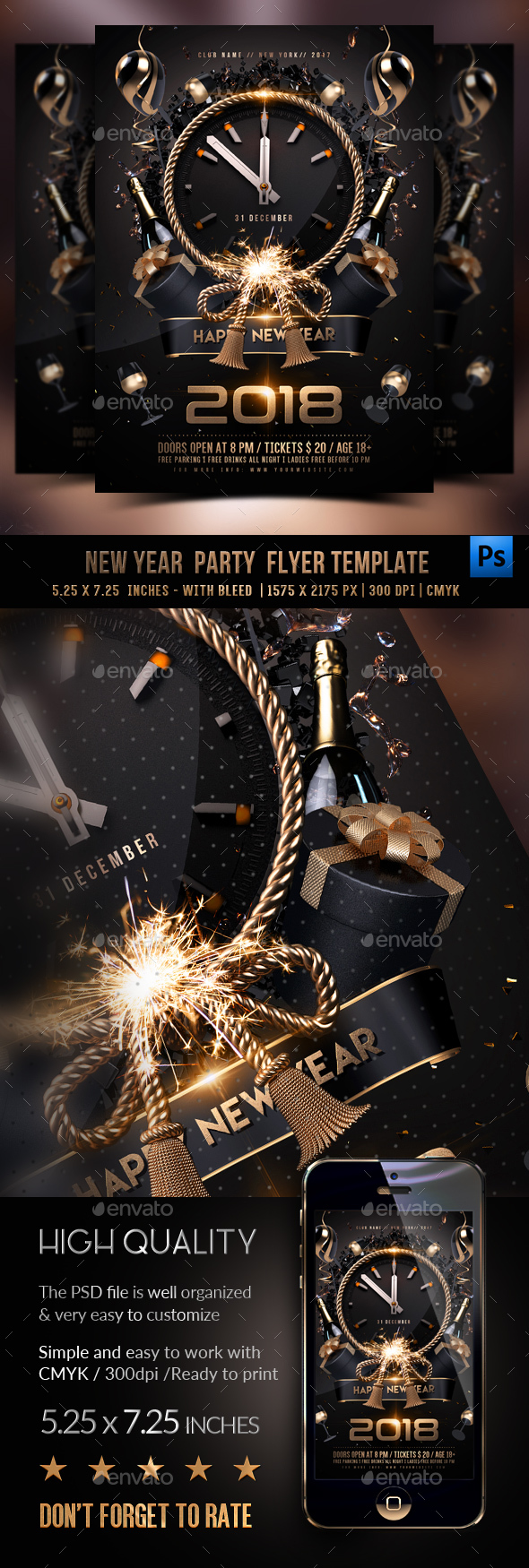 GraphicRiver New Year Party Flyer 20962829 GraphicRiver New Year Party Flyer 20962829