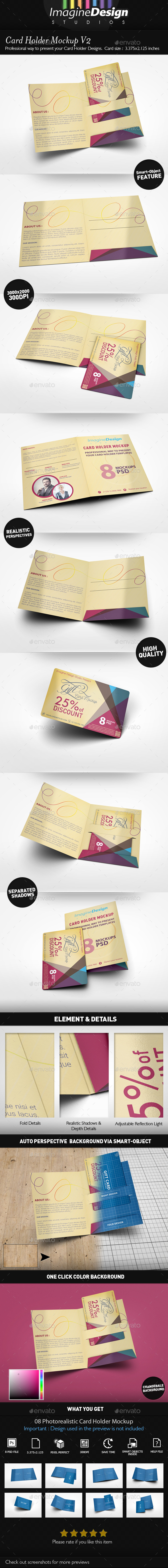 Card Holder Mockup V2 - Miscellaneous Print