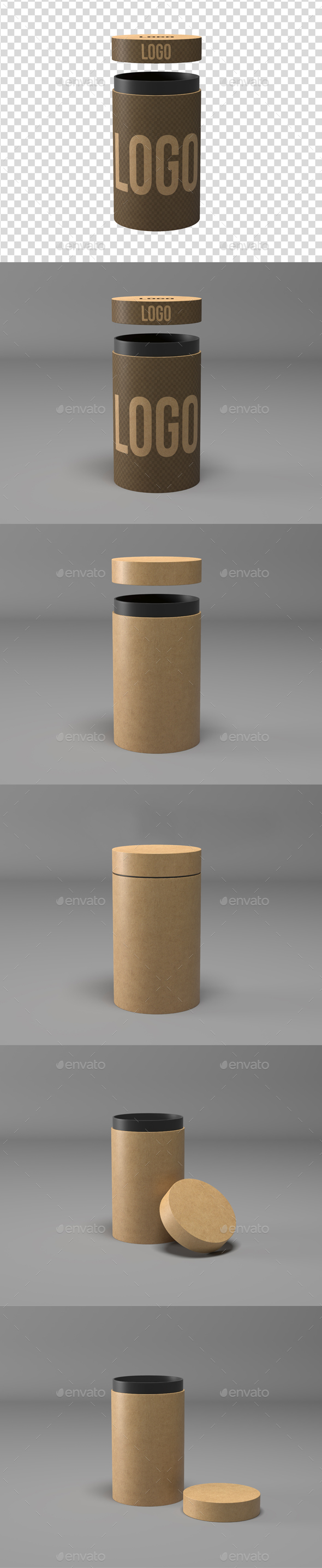 GraphicRiver Kraft Cylinder Mockup 20963608 GraphicRiver Kraft Cylinder Mockup 20963608