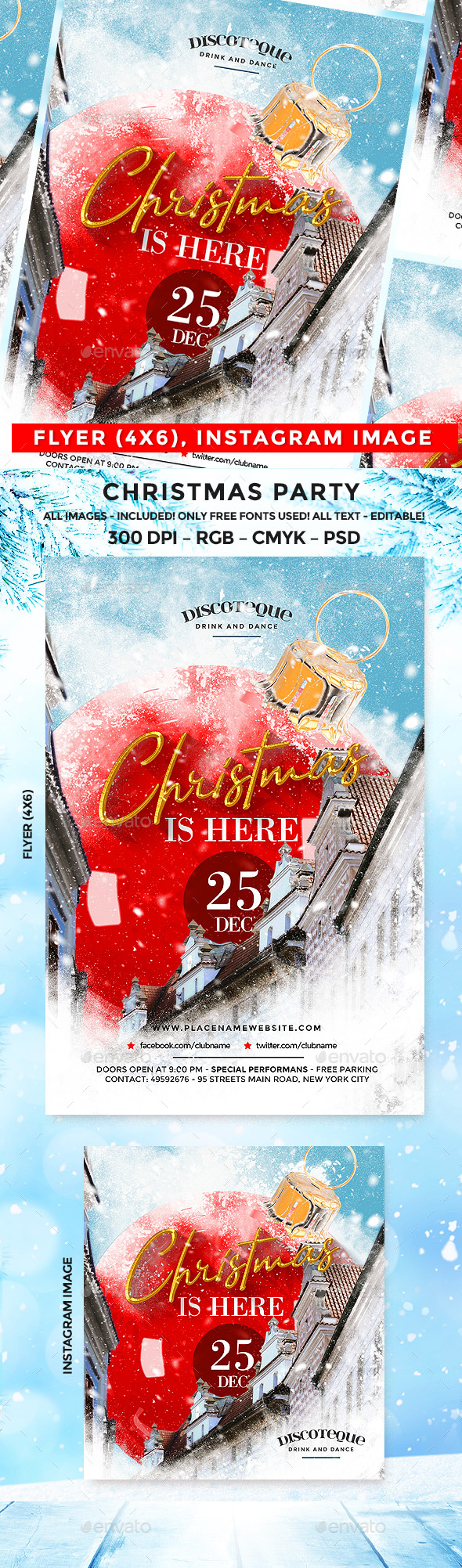 GraphicRiver Christmas Flyer 20963991 GraphicRiver Christmas Flyer 20963991