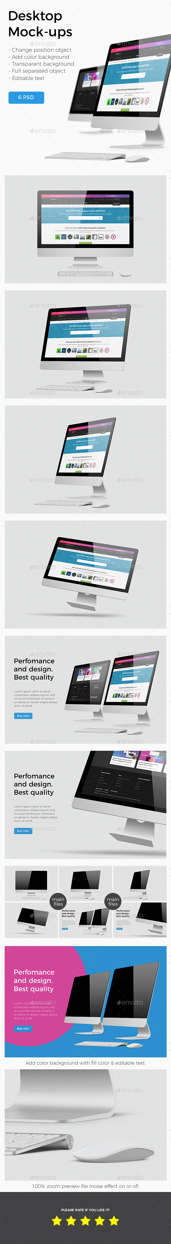 GraphicRiver Imac Desktop Screen Mockup 20964217 GraphicRiver Imac Desktop Screen Mockup 20964217