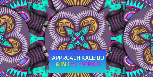 Approach Kaleido 6 in 1 Vj Loops