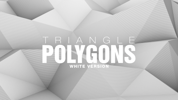 Triangle Polygons Loop Background White Version