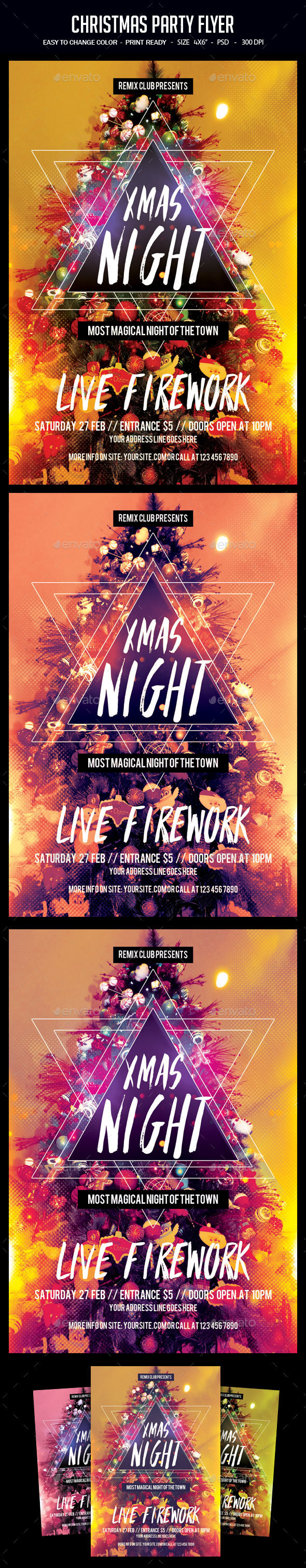 Christmas Party Flyer - Clubs & Parties Events