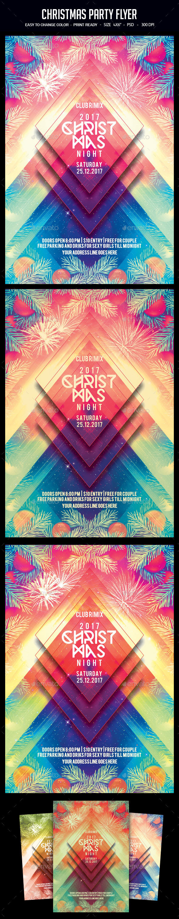 Christmas Party Flyer - Clubs & Parties Events