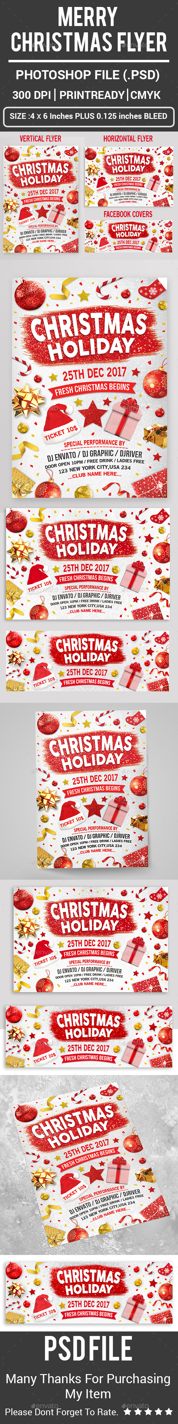 GraphicRiver Merry Christmas Flyer 20966769 GraphicRiver Merry Christmas Flyer 20966769