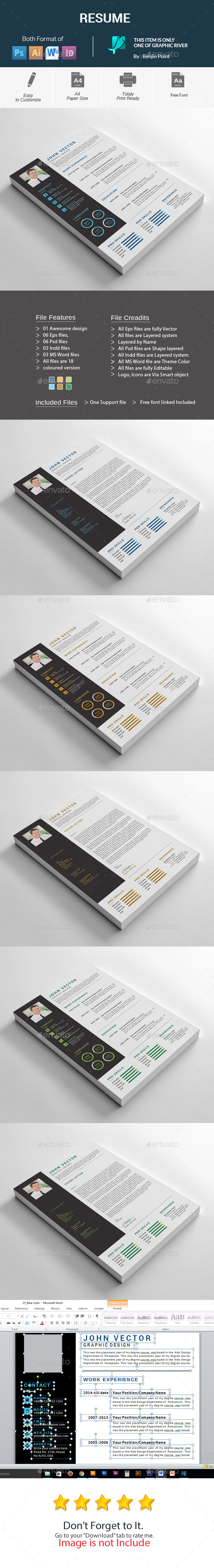 GraphicRiver Resume 20967720 GraphicRiver Resume 20967720