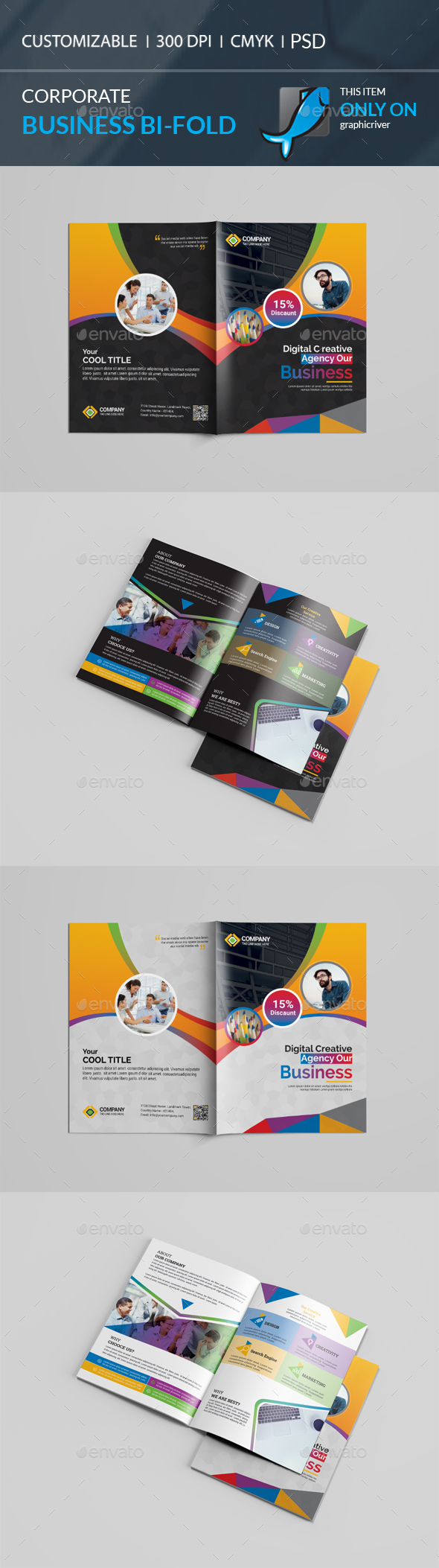 GraphicRiver Bi-Fold Brochure 20967783 GraphicRiver Bi-Fold Brochure 20967783