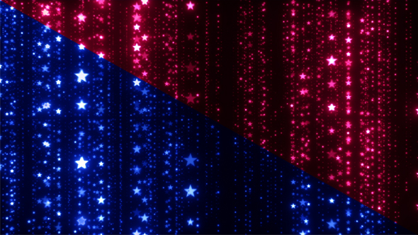 Celebration Stars Motion Background