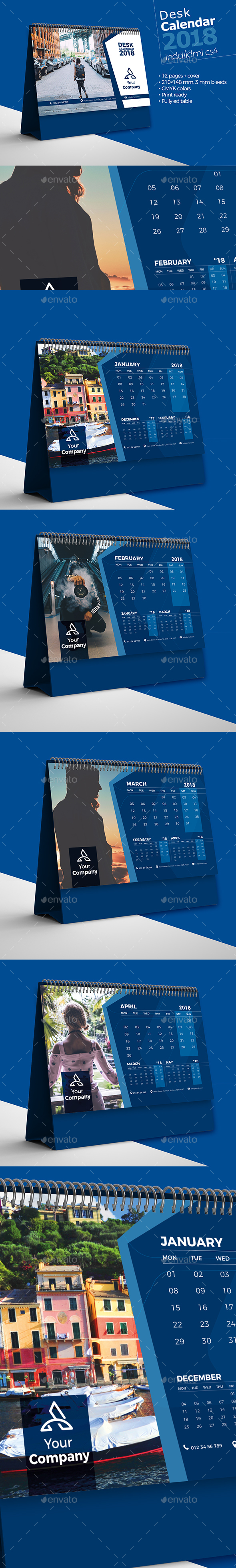GraphicRiver Desk Calendar 2018 20968084 GraphicRiver Desk Calendar 2018 20968084