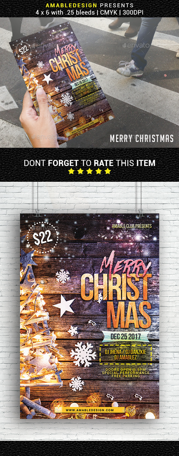 GraphicRiver Merry Christmas Flyer 20968258 GraphicRiver Merry Christmas Flyer 20968258