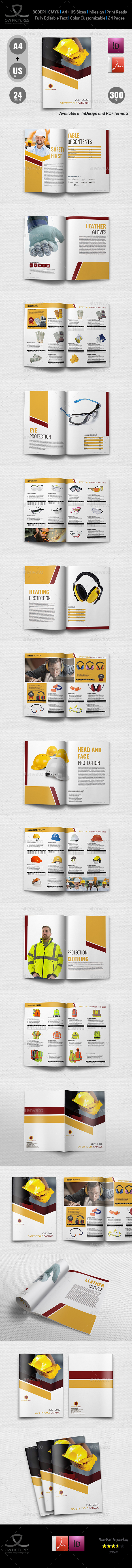 GraphicRiver Safety Tools Catalog Brochure Template 24 Pages 20968413 GraphicRiver Safety Tools Catalog Brochure Template 24 Pages 20968413