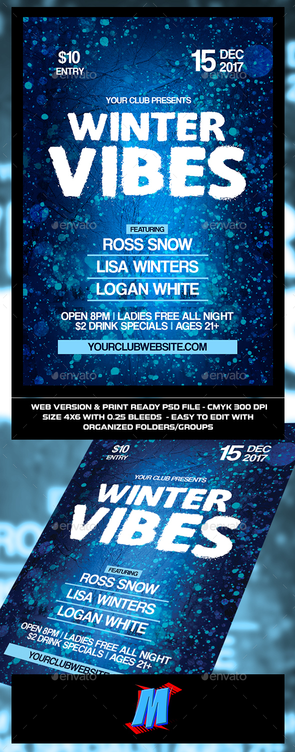 GraphicRiver Winter Vibes Flyer Template 20968453 GraphicRiver Winter Vibes Flyer Template 20968453