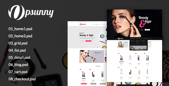 Opsunny - Cosmetic - ThemeForest 20852528