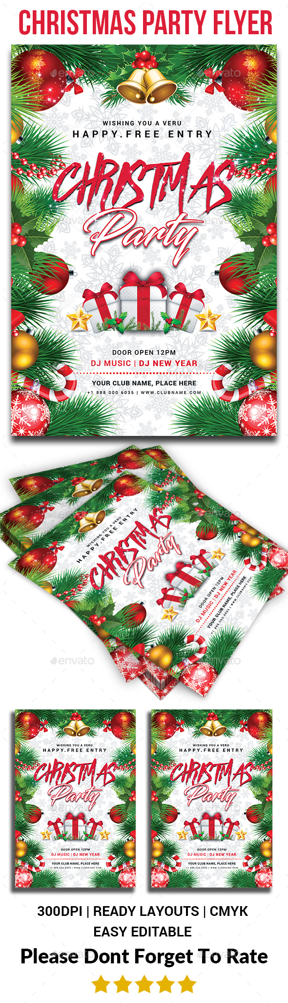 Christmas Party Flyer - Events Flyers