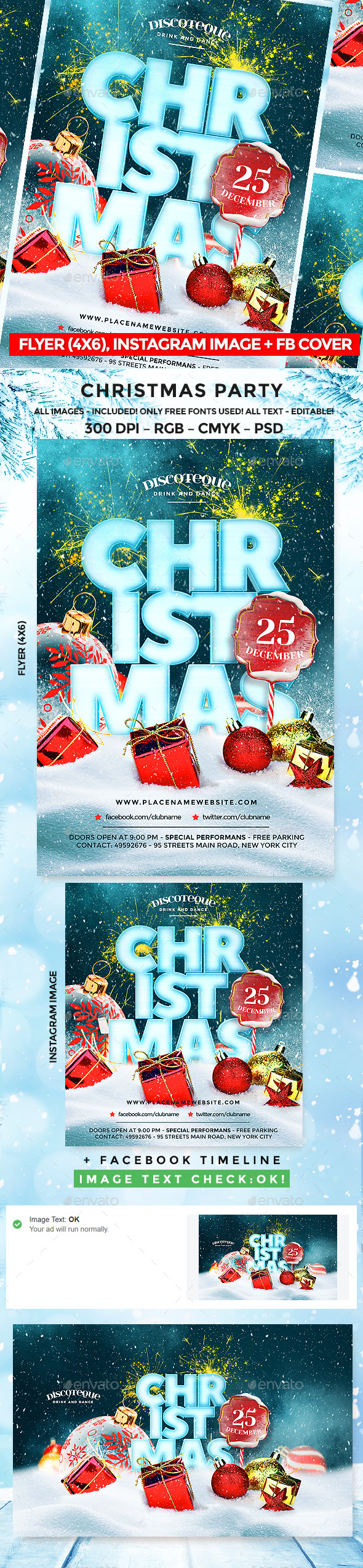 GraphicRiver Christmas Flyer 20969394 GraphicRiver Christmas Flyer 20969394