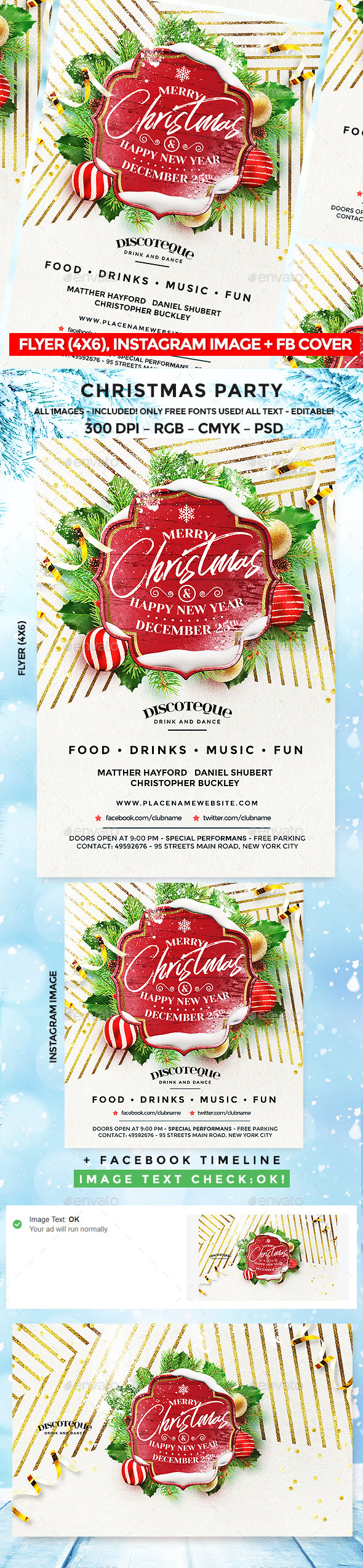 GraphicRiver Christmas Party Flyer 20969657 GraphicRiver Christmas Party Flyer 20969657