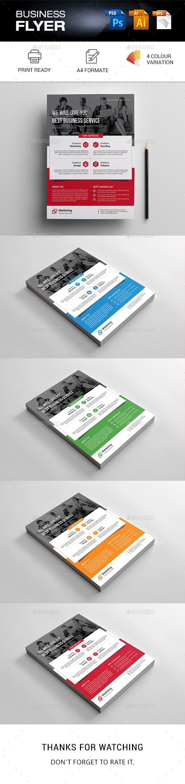 GraphicRiver Business Flyer 20970320 GraphicRiver Business Flyer 20970320