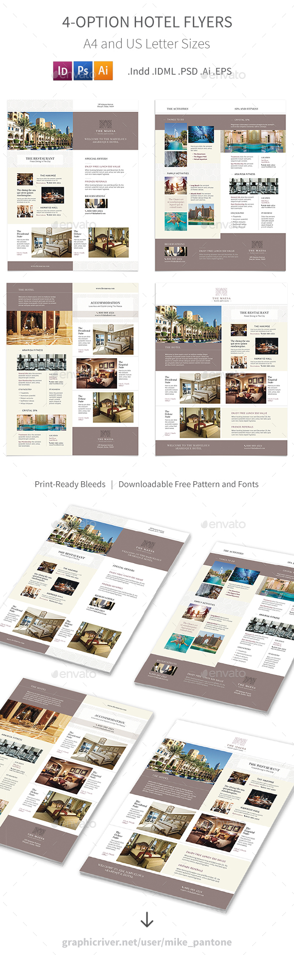GraphicRiver Hotel Flyers 7 4 Options 20970438 GraphicRiver Hotel Flyers 7 4 Options 20970438