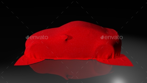 GraphicRiver Car Covered with a Cloth 3D Render 20970464 GraphicRiver Car Covered with a Cloth 3D Render 20970464